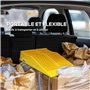 HOMCOM Ensemble de 2 rampes pour Voiture véhicule Utilitaire Rampe de Chargement Lourde 3T Caravane Camping-Car dim. 70L x 19,5l
