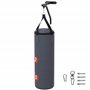 SPORTNOW Sac de Frappe Sac de Boxe Non rempli avec Support Mural