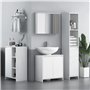 HOMCOM Armoire Murale Salle de Bain Armoire de Toilette avec Miroir étagères réglables et 2 Portes - 65l x 15P x 49H cm - Blanc