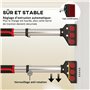 SPORTNOW Barre de traction - barre de porte - pull up bar - barre d'étirement musculation pour cadres de porte sans vis - longue