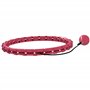 SPORTNOW Hula Hoop Cerceau avec Picots de Massage Ajustable de 45 à 106 cm de Tour de Taille 24 Segments Amovibles, Fitness