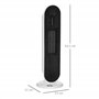 HOMCOM Radiateur électrique Chauffage soufflant oscillant 45° minuterie 24H 1200/2000 W - céramique PTC - télécommande incluse -