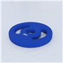 SPORTNOW Lot de 2 plaques de poids, 2 x 3 kg, disques d'haltères, pour barres Ø 2,5 cm, avec poignées faciles à saisir, pour la 