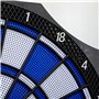 SPORTNOW Cible électronique Pliable Jeu de fléchettes 31 Jeux 285 Variations jusqu'à 8 Joueurs Haut-Parleur écran LCD 2 Portes N
