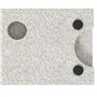 Outsunny Pied de Parasol en marbre, Socle Parasol extérieur 25 kg, 2 molettes de Serrage, Tube en Acier Inoxydable, 45 x 22,5 x 