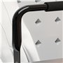 DURHAND Boite à outils métallique - coffret à outils - caisse à outils 3 niveaux 5 plateaux rétractables - tôle acier noir
