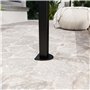 Outsunny Pergola tonnelle de Jardin avec auvent réglable Acier Polyester Haute densité crème