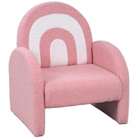 AIYAPLAY Fauteuil Enfants canapé pour Enfants en Forme d'arc-en-Ciel