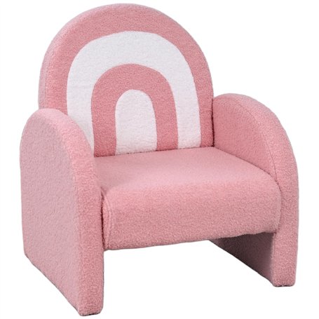 AIYAPLAY Fauteuil Enfants canapé pour Enfants en Forme d'arc-en-Ciel