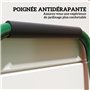 Outsunny Aérateur de pelouse, aérateur de Gazon Manuel avec Pointes Creuses, poignée antidérapante, Outil de carottage de pelous
