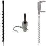 GT Market Mèche de tarière Ø 40 mm avec Adaptateur pour perceuse et perforateur SDS-Plus