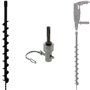GT Market Mèche de tarière Ø 60 mm avec Adaptateur pour perceuse et perforateur SDS-Plus