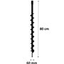 GT Market Mèche de tarière Ø 60 mm avec Adaptateur pour perceuse et perforateur SDS-Plus