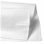 Merrysquare - Mouchoirs Blancs Economiques - Grande Taille 40cm - 12 Pièces - 100% Coton - Modèle Valentin