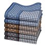 Merrysquare - Mouchoirs Homme en Tissu Imprimé - Grande Taille 40cm x 40cm - 6 pièces - 100% Coton (Yampara)