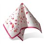 Merrysquare - Mini Mouchoirs Coeurs Roses - 100% Coton - 6 Unités - Petite Taille 23cm x 23cm - Modèle CONFETTI