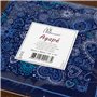 Merrysquare - Fins Mouchoirs en Tissu Motif Coeurs - Modèle AGAPE - Taille Moyenne 35cm x 35cm - 6 Pièces - 100% Coton
