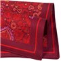 Merrysquare - Fins Mouchoirs en Tissu Motif Coeurs - Modèle AGAPE - Taille Moyenne 35cm x 35cm - 6 Pièces - 100% Coton