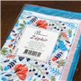 Merrysquare - Fins Mouchoirs en Tissu Imprimé - Modèle ZEPHIR - Petite Taille 29cm x 29cm - 9 Pièces - 100% Coton