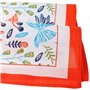 Merrysquare - Fins Mouchoirs en Tissu Imprimé - Modèle ZEPHIR - Petite Taille 29cm x 29cm - 9 Pièces - 100% Coton