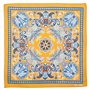 Merrysquare - Fins Mouchoirs en Tissu Motif Oriental - Modèle SAMARKAND - Taille Moyenne 35cm x 35cm - 6 Pièces - 100% Coton