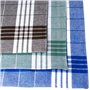 Merrysquare – Solides et Épais Mouchoirs de Travail - Modèle Arthur - Grande Taille 40cm x 40cm - 9 Pièces - 100% Coton