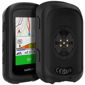 Coque pour Garmin Edge 540 / Edge 840 - Housse Etui Silicone Noir Protection Souple Phonillico®