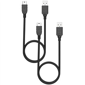 PHONILLICO Cable compatible avec appareil photo Panasonic Lumix DMC-GF1/DMC-GF2/DMC-GF3/DMC-GF5/DMC-GF6/DMC-GF7 [PACK 2] USB TYP