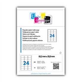 600 étiquettes pour timbre 63