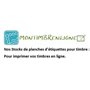 9 mm compatible montimbre en ligne étiquette pour timbre SOIT 50 planches de 24 étiquettes