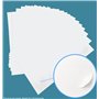 480 Etiquettes adressage autocollantes 70 x 37 mm - 20 Feuilles A4 de 24 étiquettes multi-usage compatibles jet d’encre, laser e