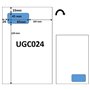 100 feuilles de papier avec étiquette intégrée pour facturation via Seller central Amazon - Etiquette format standard 45 X 85 mm