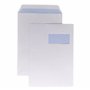 100 ex Grande enveloppe avec fenetre pochette courrier A4 C4 papier kraft blanc 90 g format 229 x 324 mm une enveloppe blanche a