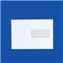 lot de 20 enveloppes courrier A5 avec fenêtre - C5 papier velin blanc 90g format 162 x 229 mm une enveloppe blanche avec fermetu