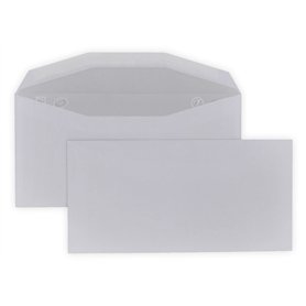 5000 enveloppes courrier DL2 114 x 229 mm patte gommée mécanisable pour machine mise sous pli automatique agrées Pitney Bowes