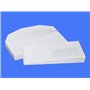 2000 enveloppes DL2 114x229 mm patte gommée mécanisable à fenêtre 45x100 pour machine mise sous pli automatique agrées Pitney Bo