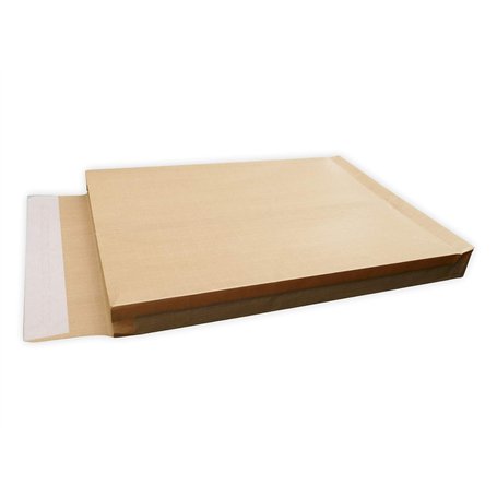 Lot de 50 Pochettes à Soufflets Kraft Armé solide 135 Gr C4 : 229 X 324 x 30 mm pour A4