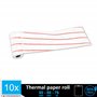 Bobine Thermique - 80x80x12 - Paquet De 10 pour rouleau pour caisse et imprimante thermique