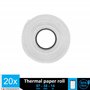20 petits Rouleaux d'Addition pour Calculatrice avec Imprimante Calculatrices de Bureau impression Impact non thermique papier o