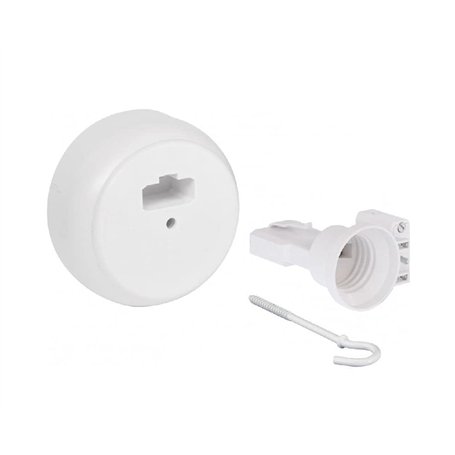 Boite centre DCL saillie + piton + douille E27 EUR'OHM 53098