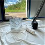 TECPLAST Bâche peinture en ROULEAU 3x25 m 80RPE Translucide - Haute Qualité - Film plastique de protection sol - Made in France