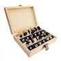 DIAMWOOD - Coffret de 12 Mèches de Défonceuse | Fraises à Défoncer Queue 6 mm | En Carbure de Haute Qualité | Assortiment de Fra