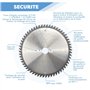 DIAMWOOD - Lame de Scie Circulaire Bois pour Scies sur Table, Combinée ou Toupie Scie | Universelle Bois | 60 Dents Alternées Po
