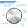 DIAMWOOD - Lame de Scie Circulaire Bois pour Scies sur Table, Combinée ou Toupie Scie | Finition Bois | Carbure | 80 Dents Alter