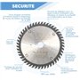 Lame de scie circulaire portative HM universelle D. 160 x Al. 30 x ép. 2,6/1,6 mm x Z48 Alt pour bois - Diamwood