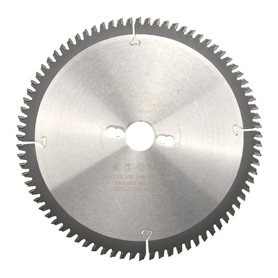 DIAMWOOD - Lame de Scie Circulaire Bois Alu HM Finition pour Scie à Onglet | Découpe Parfaite | Diamètre 255 mm | 80 Dents Trapé
