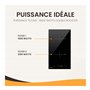 Plaque Induction 2 Feux Encastrable avec Slide Control BELDEKO - 3600W - 9 Niveaux de Puissance - Fiable et Robuste - Minuteur, 