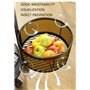 Resserre 4 Paniers Rotatifs Sur Roues En Acier Noir | H 75 Cm X D 30 Cm | Etagère De Rangement Cuisine, Salle De Bain, Bureau...