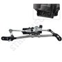 Moteur d'essuie Glace Compatible pour Clio 3 (2005-2012) (tringlerie + Moteur) 8200268931, 7701061590, 8200383752