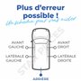 Bras essuie glace arrière compatible pour Volkswagen T5 (2003-2015) avec balai d’essuie-glace (pare-brise arrière)